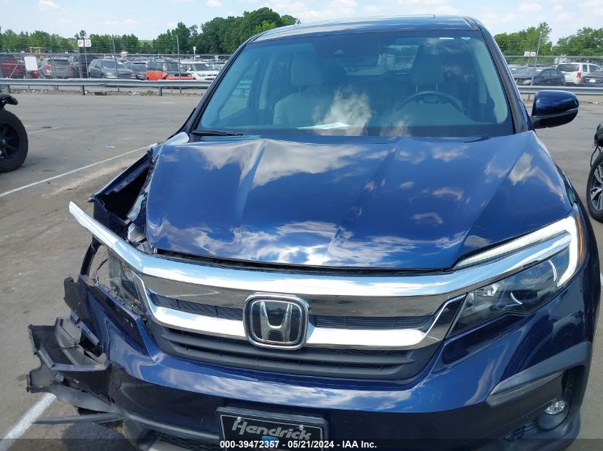 2019 Honda Pilot Ex-L VIN: 5FNYF5H54KB003146 Lot: 39472357