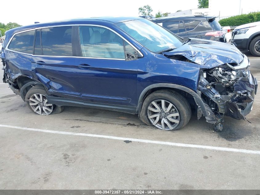 2019 Honda Pilot Ex-L VIN: 5FNYF5H54KB003146 Lot: 39472357