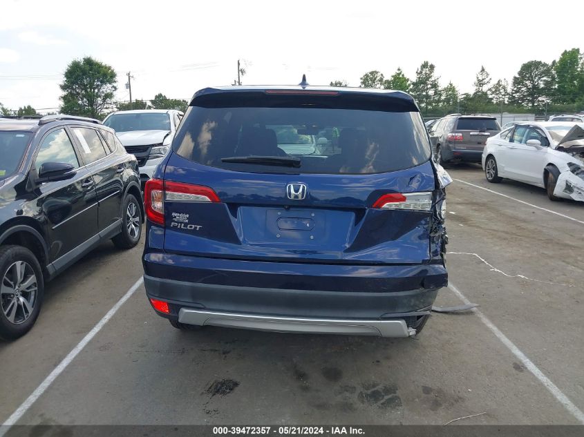 2019 Honda Pilot Ex-L VIN: 5FNYF5H54KB003146 Lot: 39472357