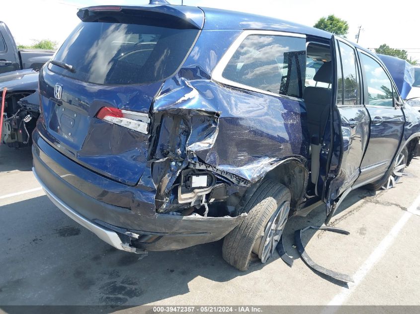 2019 Honda Pilot Ex-L VIN: 5FNYF5H54KB003146 Lot: 39472357