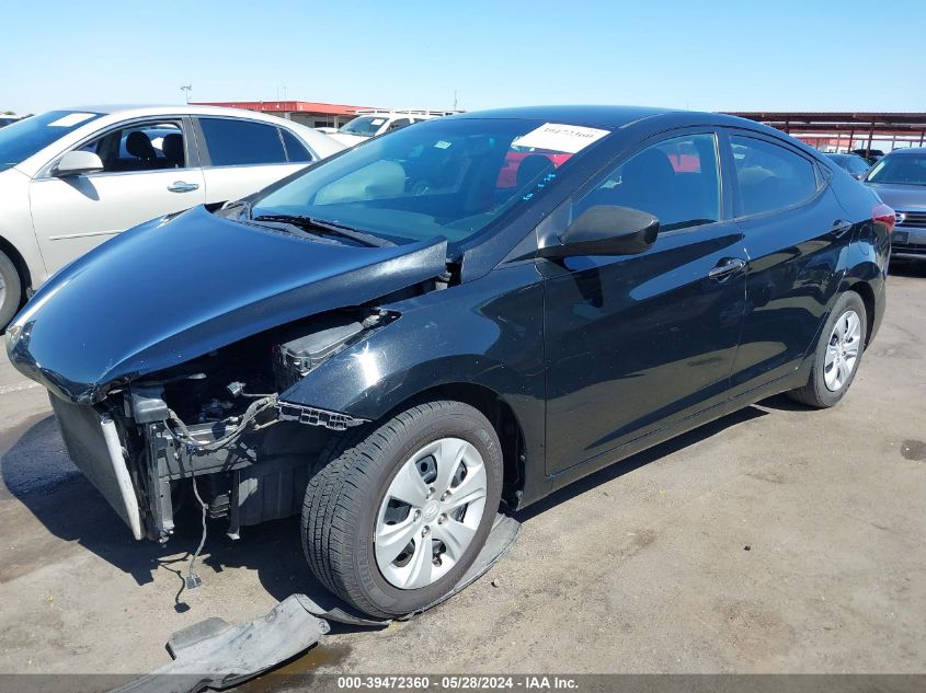 2016 Hyundai Elantra Se VIN: 5NPDH4AE6GH780515 Lot: 39472360