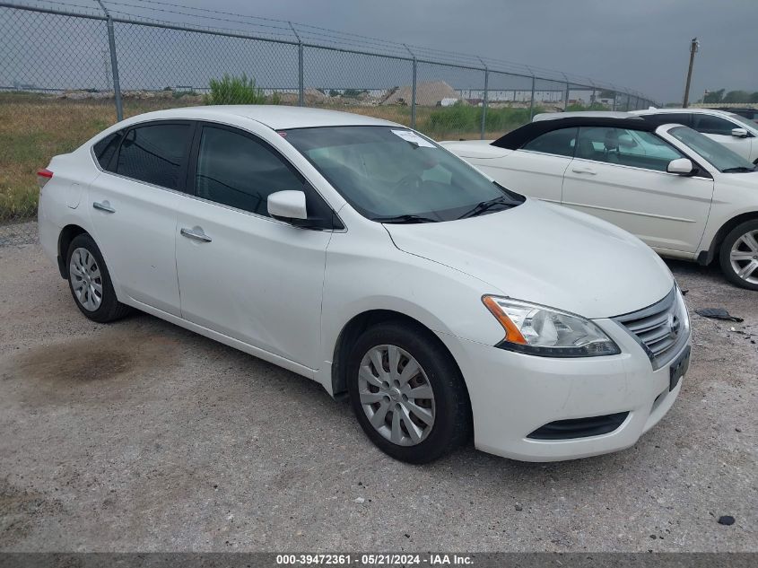 2013 Nissan Sentra Sv VIN: 3N1AB7AP2DL780730 Lot: 39472361