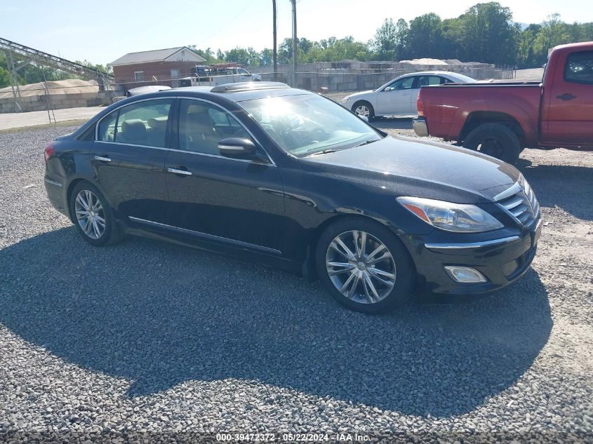 2012 Hyundai Genesis 5.0 VIN: KMHGC4DH4CU176412 Lot: 39472372