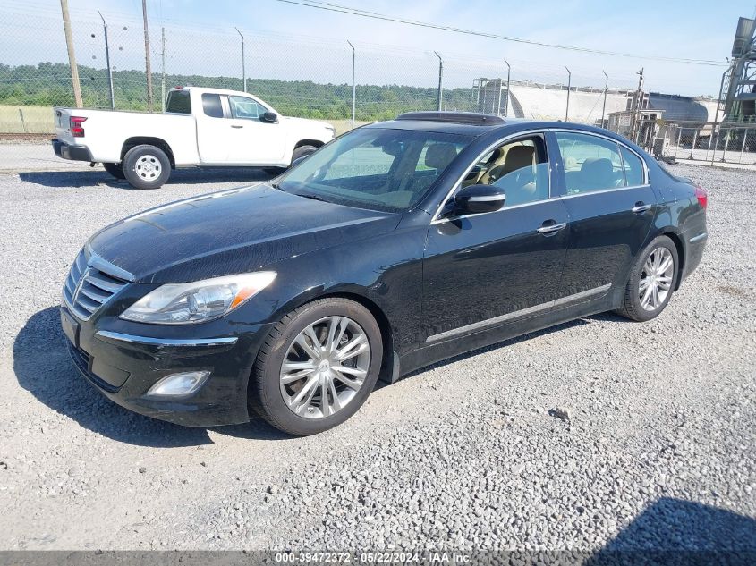 2012 Hyundai Genesis 5.0 VIN: KMHGC4DH4CU176412 Lot: 39472372