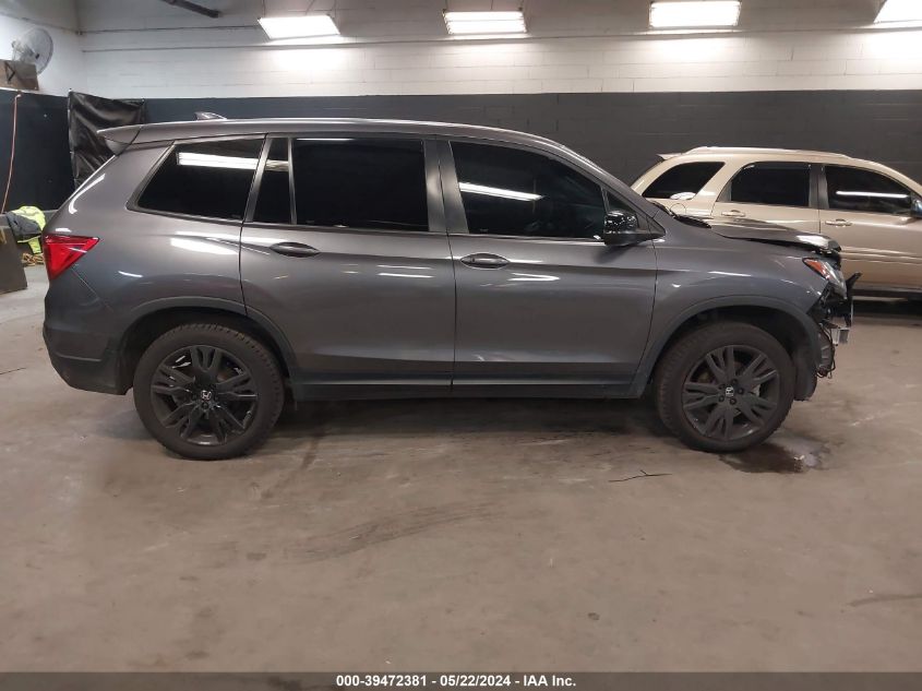 2021 Honda Passport Awd Sport VIN: 5FNYF8H29MB043930 Lot: 39472381