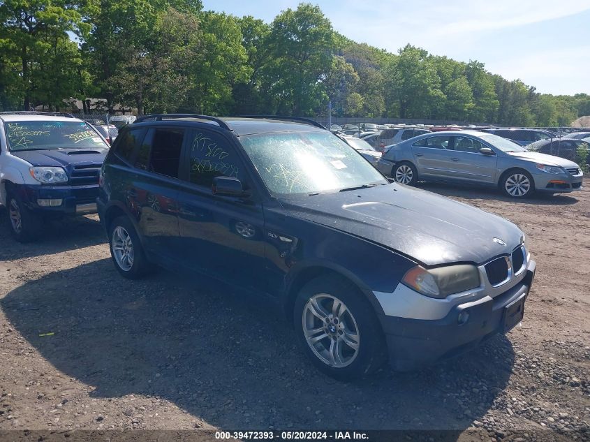 2004 BMW X3 3.0I VIN: WBXPA93434WA60068 Lot: 39472393