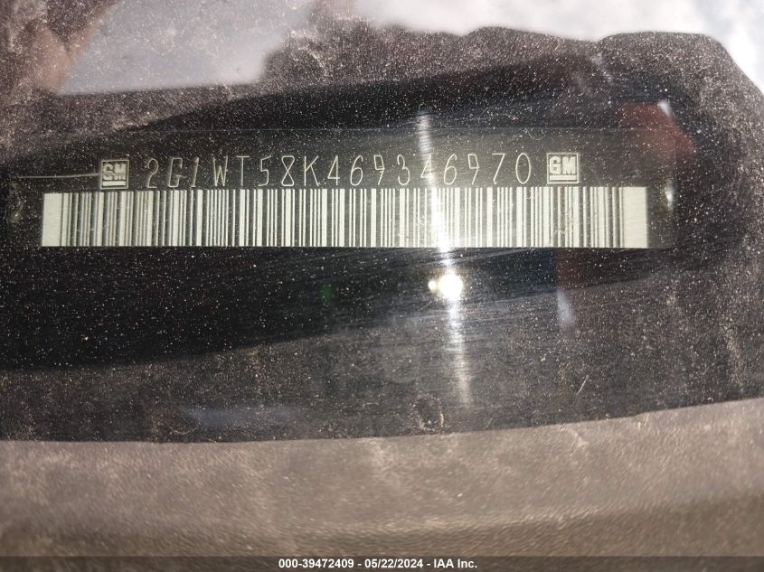2006 Chevrolet Impala Lt VIN: 2G1WT58K469346970 Lot: 39472409