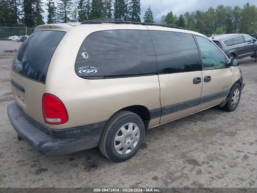 1998 Plymouth Grand Voyager Se VIN: 1P4GP44R4WB777350 Lot: 39472414