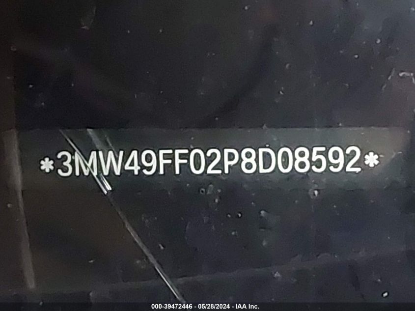 2023 BMW 3 Series M340I xDrive VIN: 3MW49FF02P8D08592 Lot: 39472446