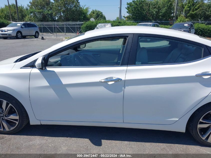 2014 Hyundai Elantra Limited VIN: 5NPDH4AE0EH461303 Lot: 39472447