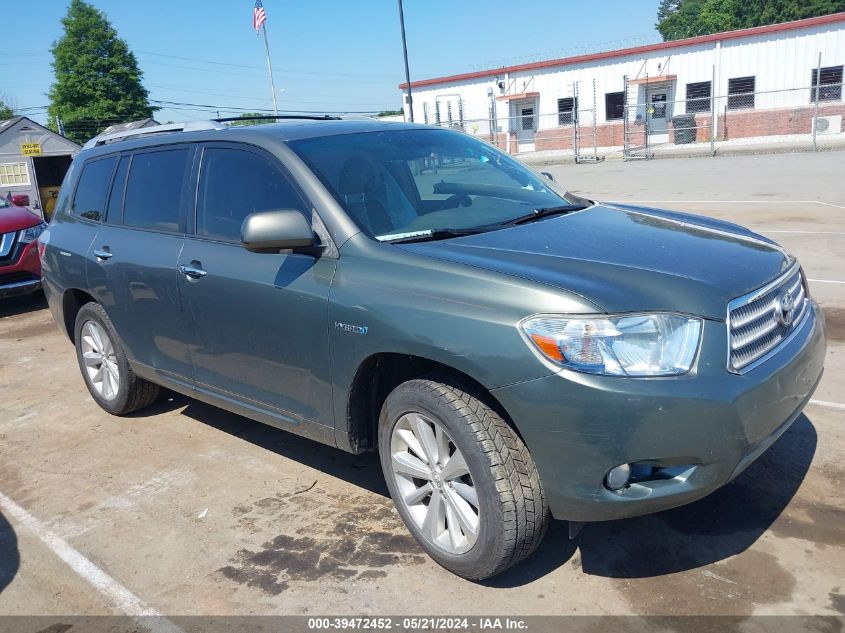 2009 Toyota Highlander Hybrid Limited VIN: JTEEW44A692032219 Lot: 39472452