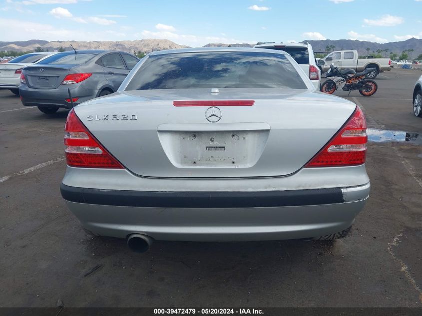 2003 Mercedes-Benz Slk 320 VIN: WDBKK65F43F281853 Lot: 39472479