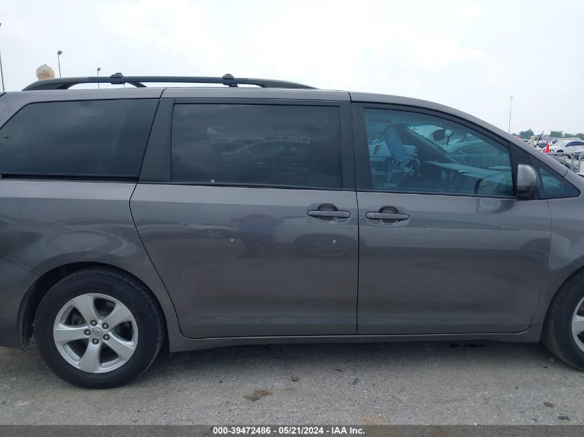 2015 Toyota Sienna Le 8 Passenger VIN: 5TDKK3DC9FS680351 Lot: 39472486