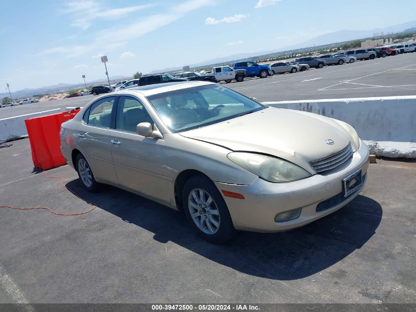 2003 Lexus Es 300 VIN: JTHBF30G936010242 Lot: 39472500