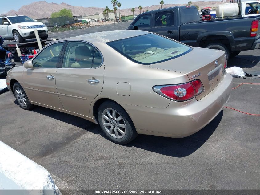 2003 Lexus Es 300 VIN: JTHBF30G936010242 Lot: 39472500