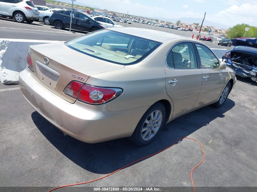 2003 Lexus Es 300 VIN: JTHBF30G936010242 Lot: 39472500