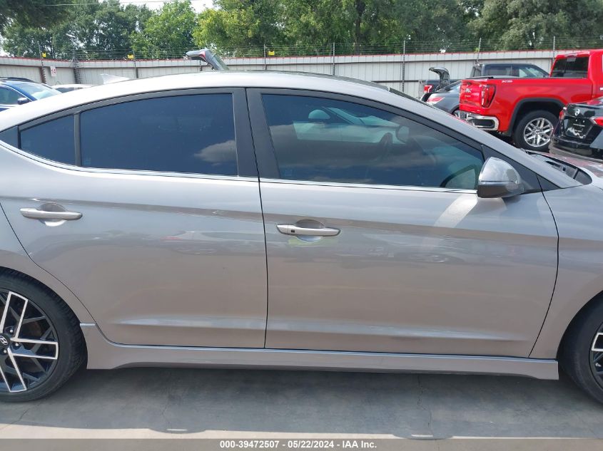 2020 Hyundai Elantra Sport VIN: KMHD04LB8LU945146 Lot: 39472507