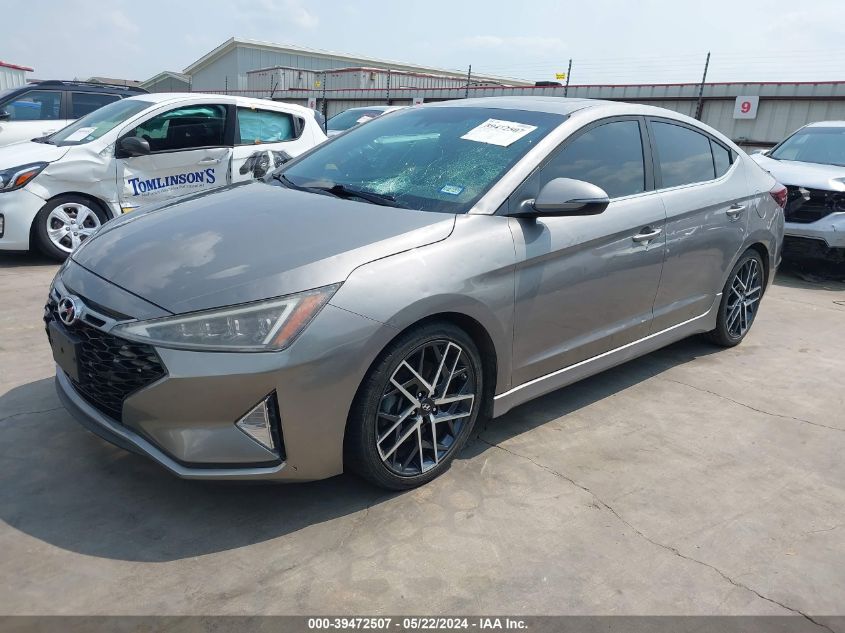 2020 Hyundai Elantra Sport VIN: KMHD04LB8LU945146 Lot: 39472507