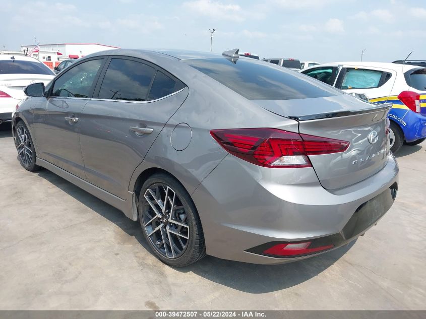 2020 Hyundai Elantra Sport VIN: KMHD04LB8LU945146 Lot: 39472507