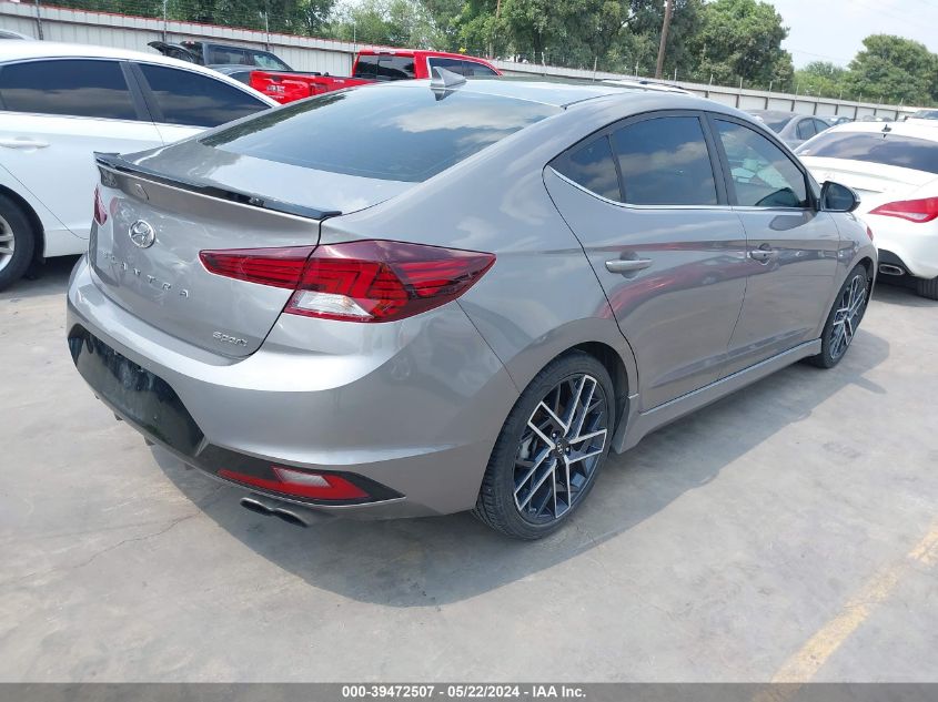 2020 Hyundai Elantra Sport VIN: KMHD04LB8LU945146 Lot: 39472507