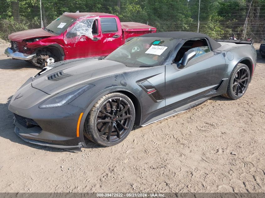 2019 Chevrolet Corvette Grand Sport VIN: 1G1YY3D75K5100985 Lot: 39472522