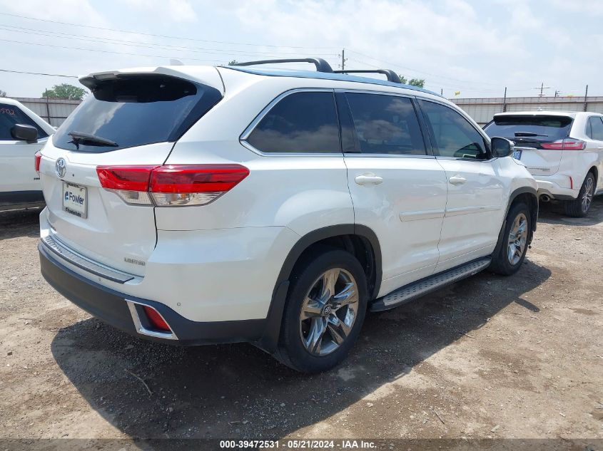 2018 Toyota Highlander Limited Platinum VIN: 5TDYZRFH7JS278029 Lot: 39472531