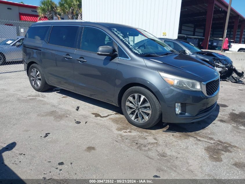 2015 Kia Sedona Sx VIN: KNDMC5C13F6018055 Lot: 39472532