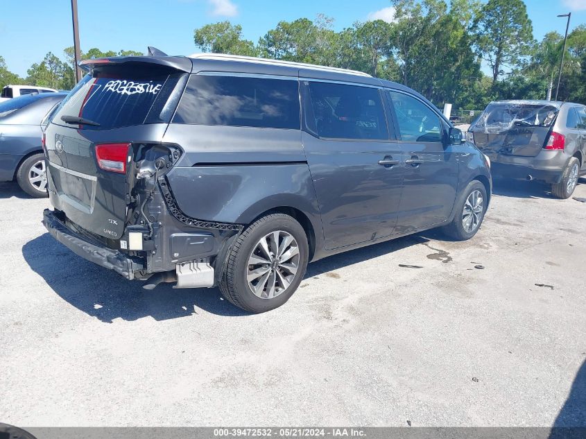 2015 Kia Sedona Sx VIN: KNDMC5C13F6018055 Lot: 39472532