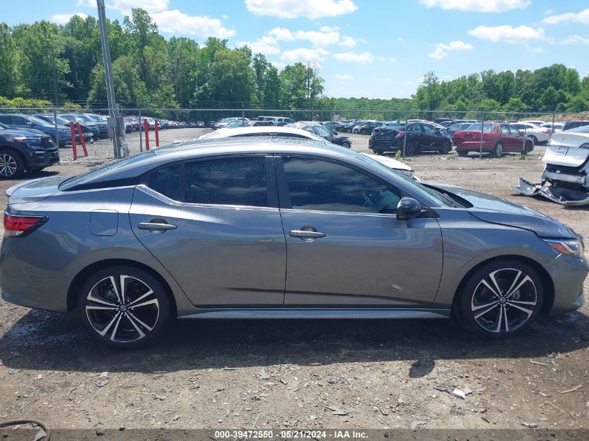 2022 Nissan Sentra Sr Xtronic Cvt VIN: 3N1AB8DV8NY206525 Lot: 39472550