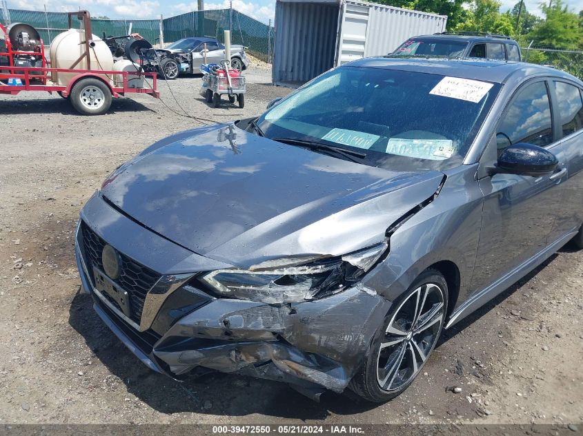 2022 Nissan Sentra Sr Xtronic Cvt VIN: 3N1AB8DV8NY206525 Lot: 39472550