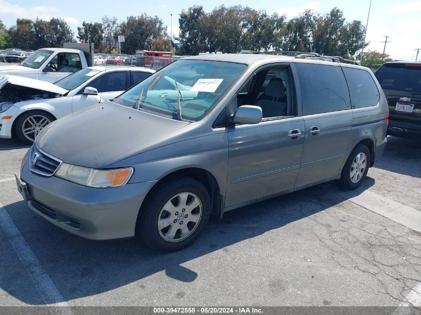 2002 Honda Odyssey Ex VIN: 5FNRL18672B000935 Lot: 39472555