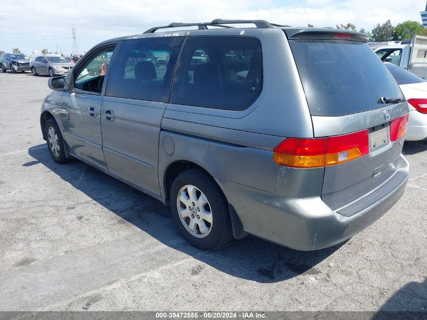 2002 Honda Odyssey Ex VIN: 5FNRL18672B000935 Lot: 39472555