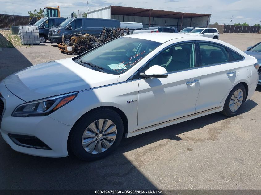 2016 Hyundai Sonata Hybrid Se VIN: KMHE24L18GA033033 Lot: 39472560