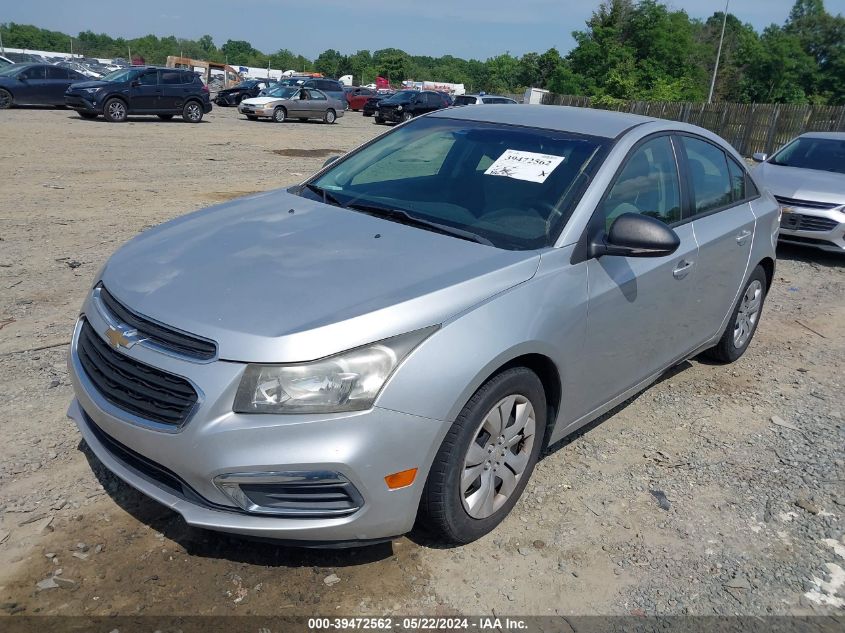 2015 Chevrolet Cruze Ls VIN: 1G1PB5SHXF7158119 Lot: 39472562