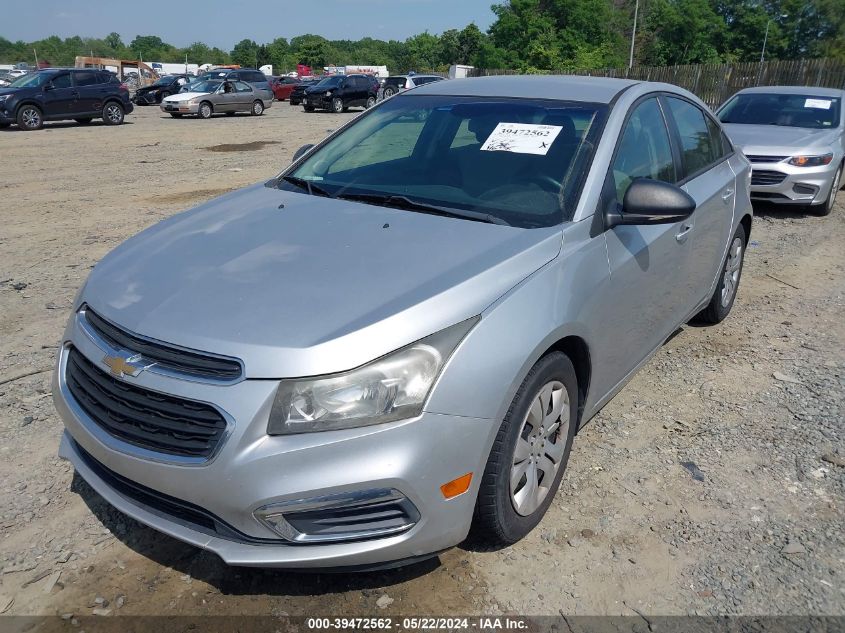 2015 Chevrolet Cruze Ls VIN: 1G1PB5SHXF7158119 Lot: 39472562