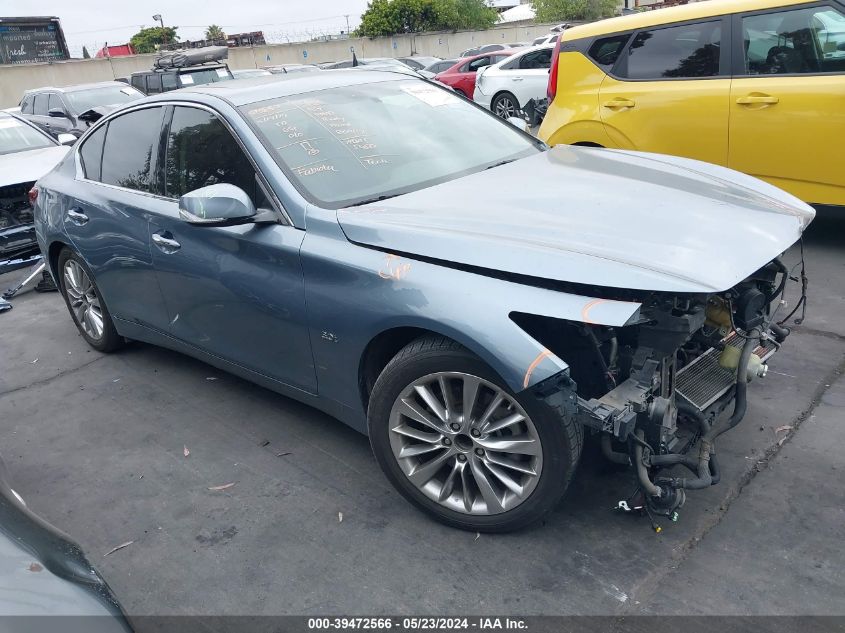 2018 Infiniti Q50 3.0T Luxe VIN: JN1EV7AP2JM357124 Lot: 39472566