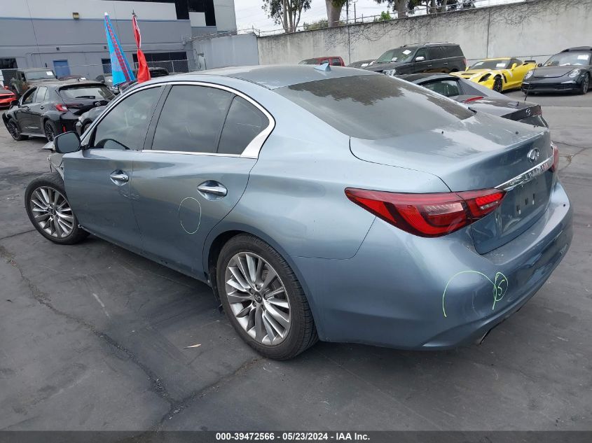 2018 Infiniti Q50 3.0T Luxe VIN: JN1EV7AP2JM357124 Lot: 39472566