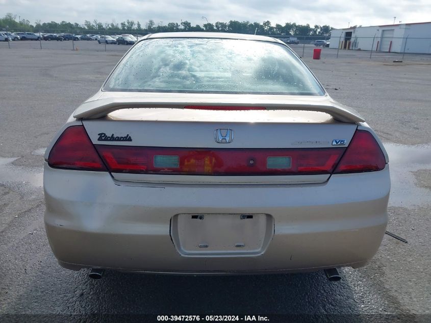 2001 Honda Accord 3.0 Ex VIN: 1HGCG22521A017585 Lot: 39472576