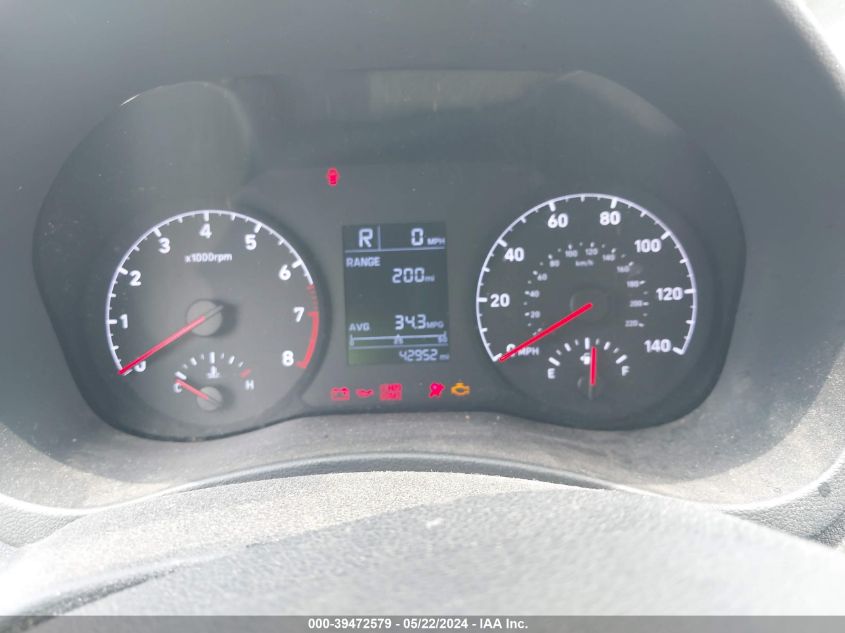 2019 Hyundai Accent Se VIN: 3KPC24A39KE076009 Lot: 39472579