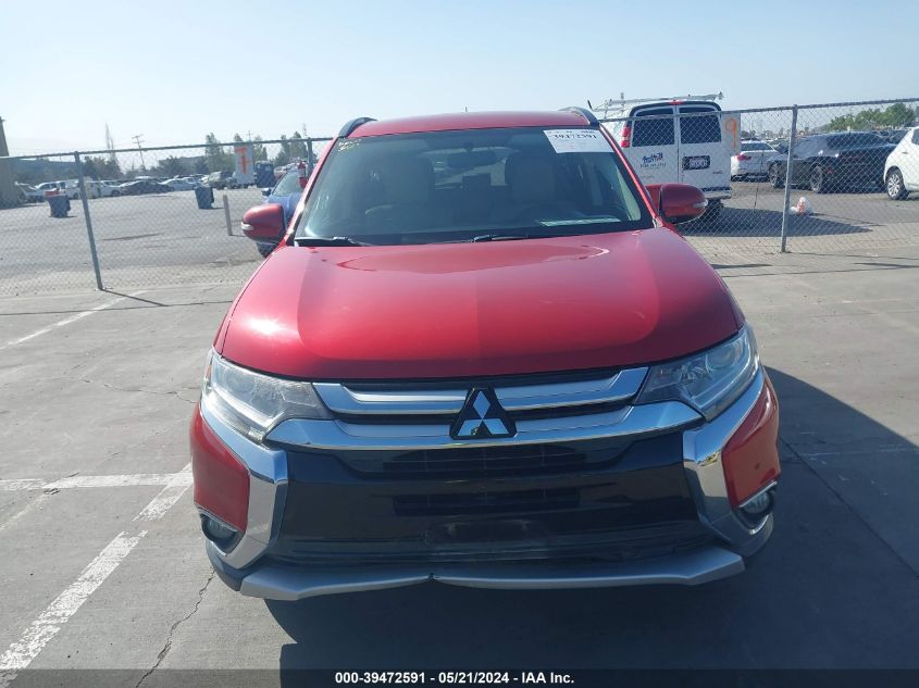 2016 Mitsubishi Outlander Se/Sel VIN: JA4AD3A33GZ022710 Lot: 39472591