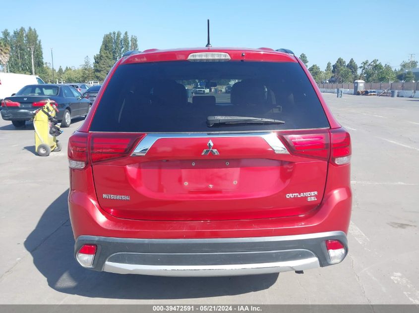 2016 Mitsubishi Outlander Se/Sel VIN: JA4AD3A33GZ022710 Lot: 39472591