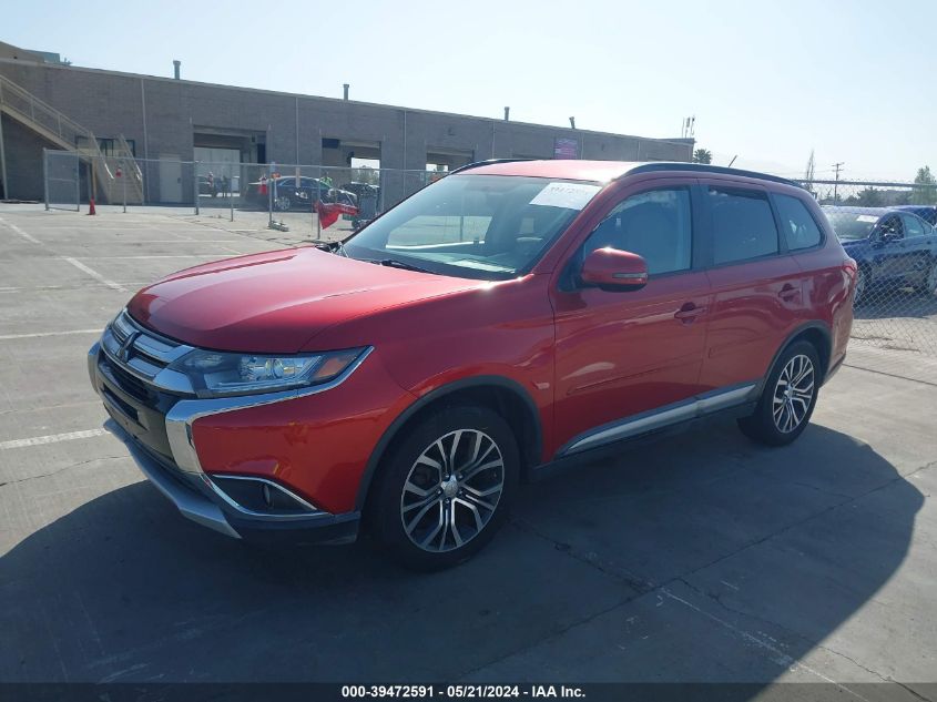 2016 Mitsubishi Outlander Se/Sel VIN: JA4AD3A33GZ022710 Lot: 39472591