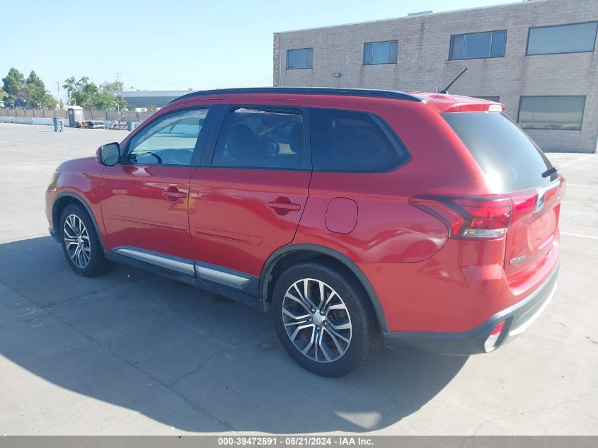 2016 Mitsubishi Outlander Se/Sel VIN: JA4AD3A33GZ022710 Lot: 39472591