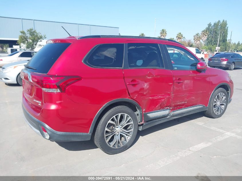 2016 Mitsubishi Outlander Se/Sel VIN: JA4AD3A33GZ022710 Lot: 39472591