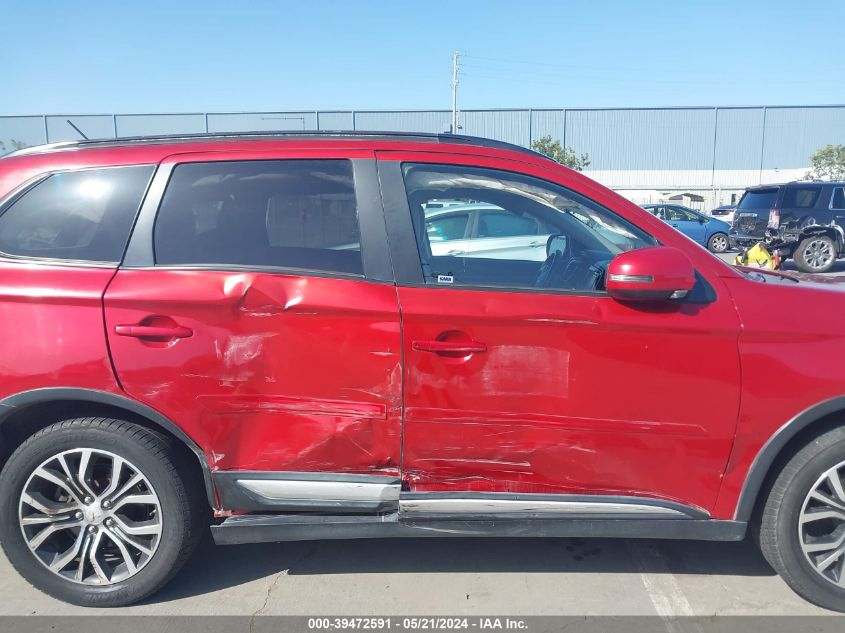 2016 Mitsubishi Outlander Se/Sel VIN: JA4AD3A33GZ022710 Lot: 39472591