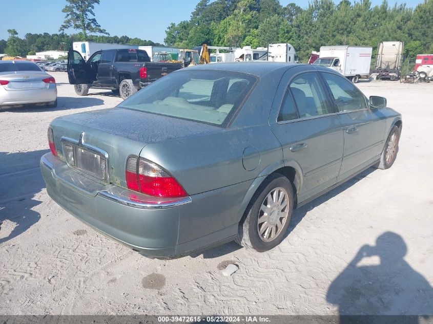 2004 Lincoln Ls VIN: 1LNHM86S24Y624710 Lot: 39472615