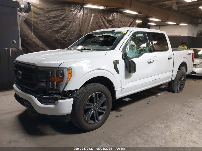 2022 Ford F-150 Xlt VIN: 1FTEW1EP1NFC20445 Lot: 39472627