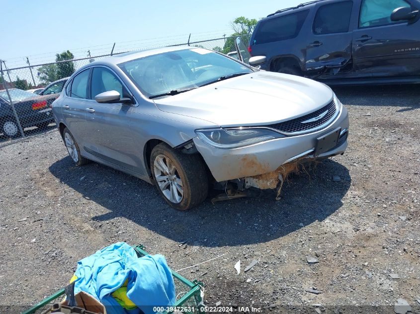 2016 Chrysler 200 Limited VIN: 1C3CCCAG9GN107230 Lot: 39472631