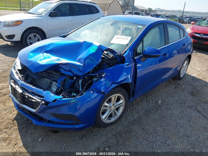 2017 Chevrolet Cruze Lt Auto VIN: 3G1BE6SM1HS601640 Lot: 39472635