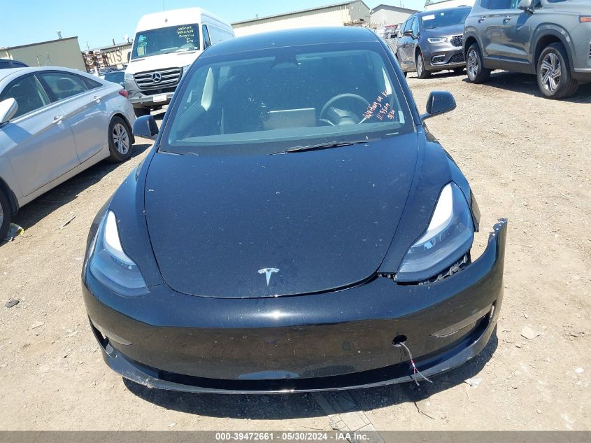 2023 Tesla Model 3 Performance Dual Motor All-Wheel Drive VIN: 5YJ3E1EC8PF627869 Lot: 39472661